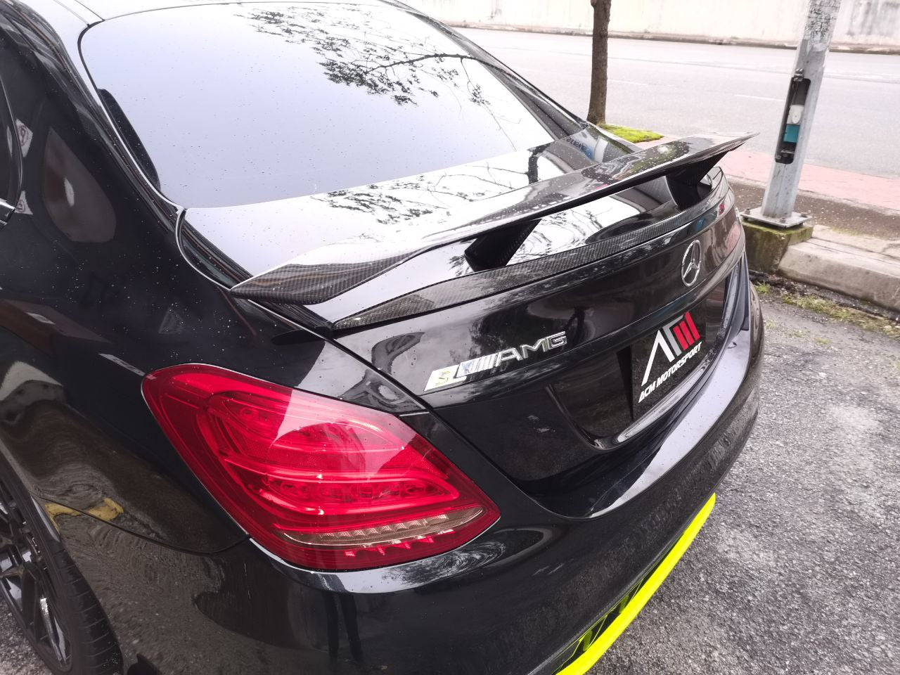 Mercedes benz w205 pktz spoiler