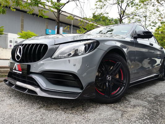 Mercedes benz w205 Br front lip for Goodgo c63