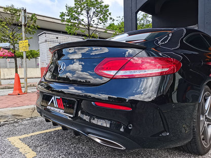 Mercedes benz w205 coupe spoiler FD design