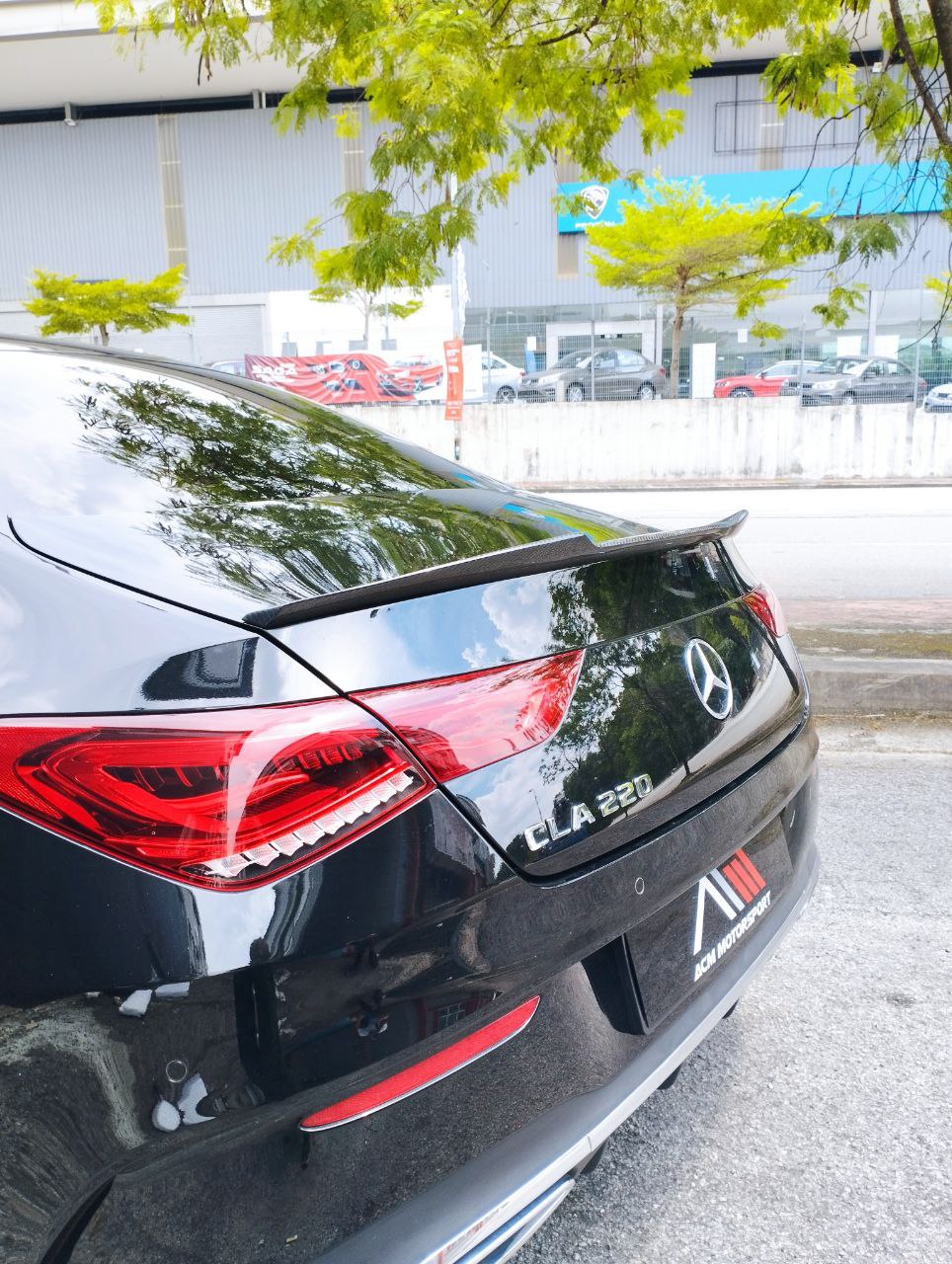 Mercedes benz w118 pktz spoiler