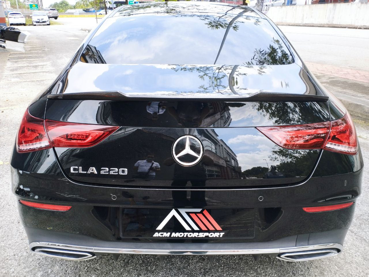 Mercedes benz w118 pktz spoiler