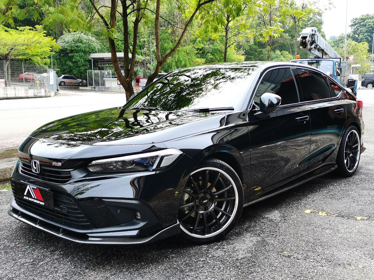 Honda civic fe side diffuser