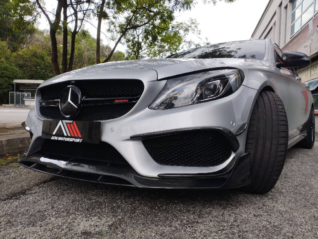 Mercedes benz w205 BR front lip