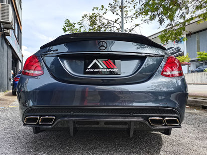 Mercedes benz w205 psm rear diffuser