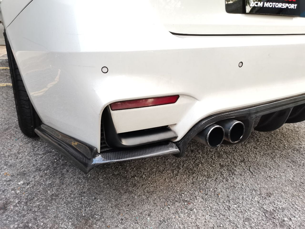 Bmw f30 m3 rear diffuser ( Goodgo bumper use )