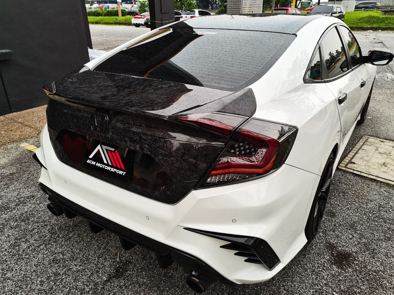 Honda civic fc trunk forged carbon