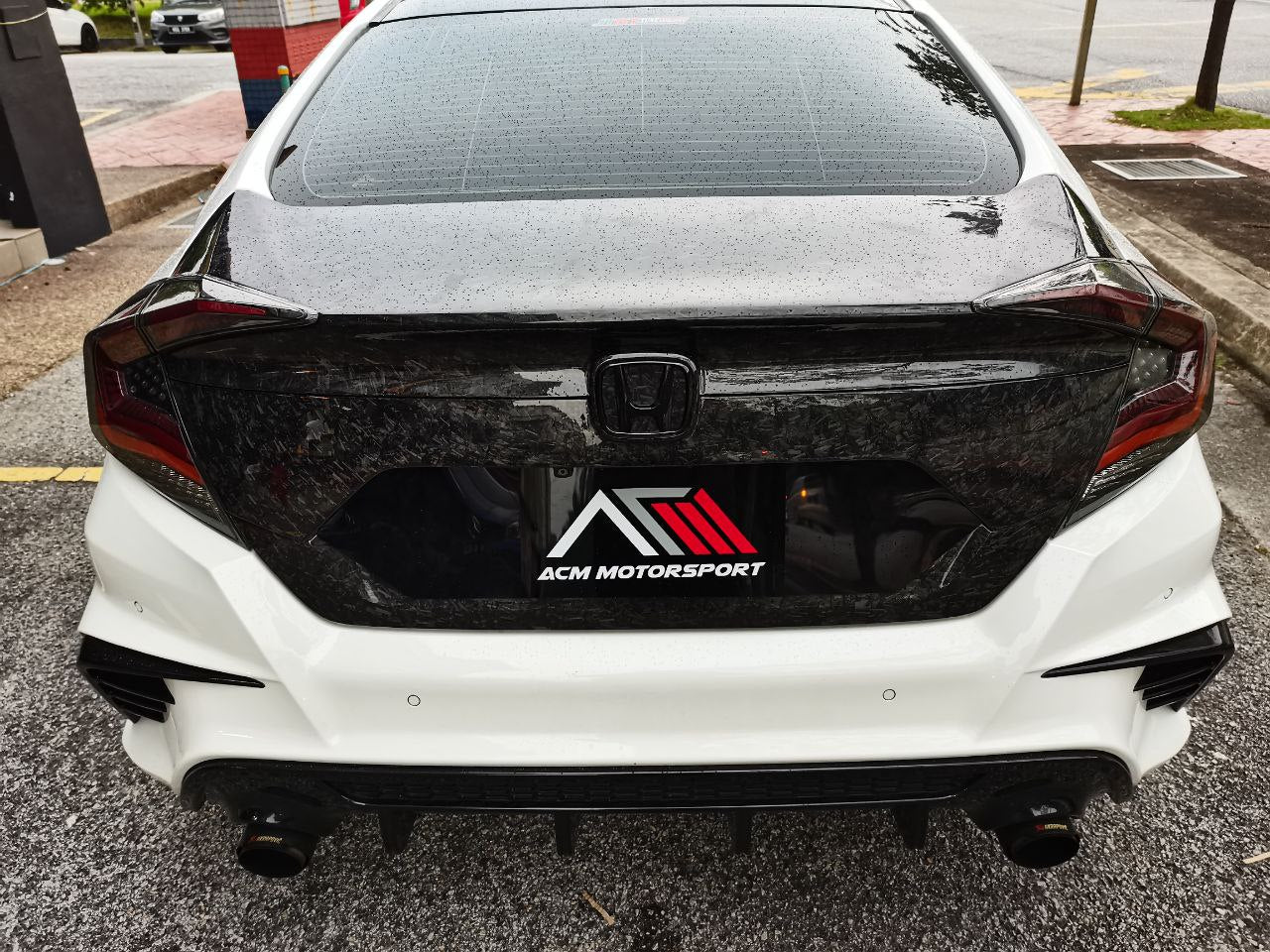 Honda civic fc trunk forged carbon