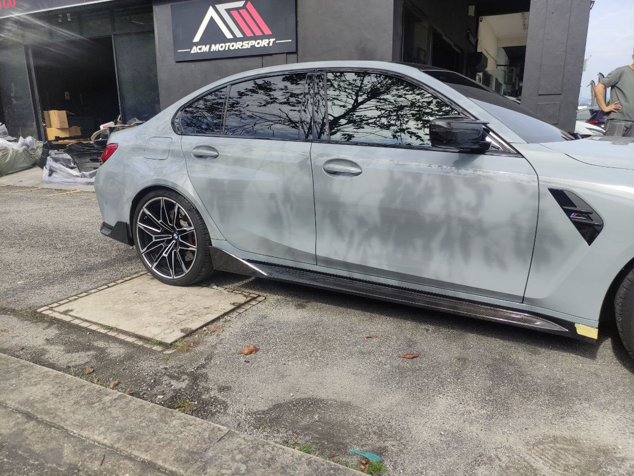 Bmw G80 M3 side diffuser dry carbon