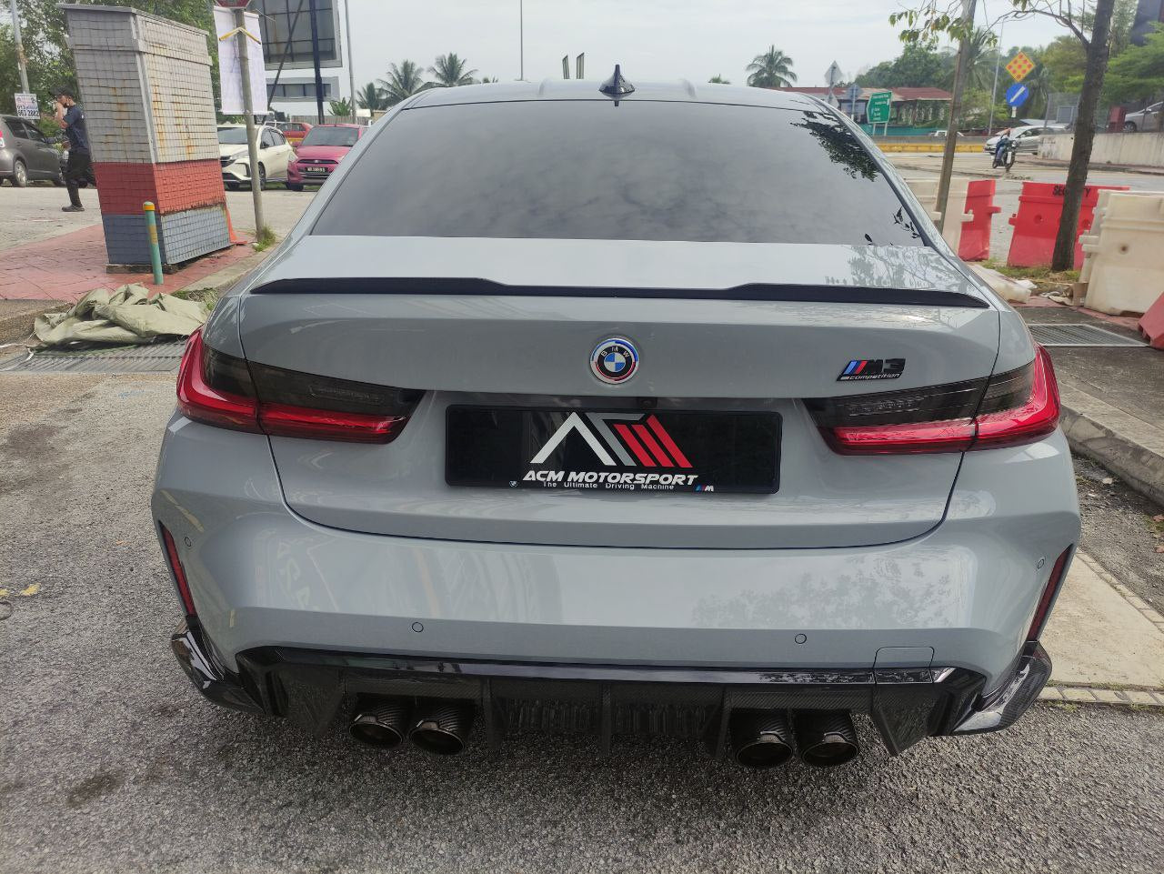 Bmw G80 M3 rear dry carbon diffuser