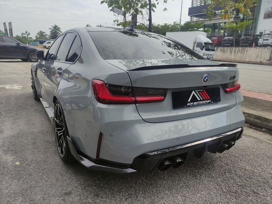 Bmw G80 M3 rear dry carbon diffuser