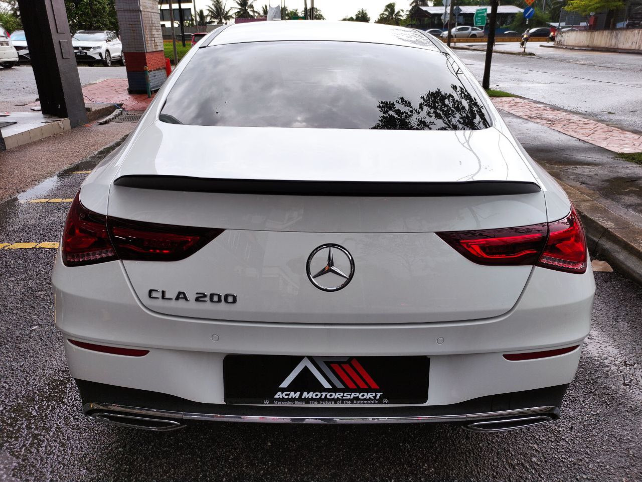 Mercedes benz w118 cla45 spoiler