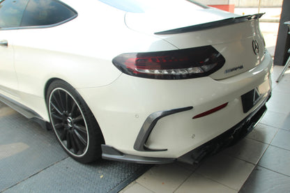 Mercedes benz w205 coupe amg rear bumper canard