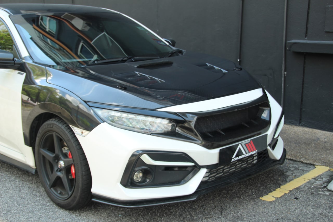Honda civic fc seibon hood