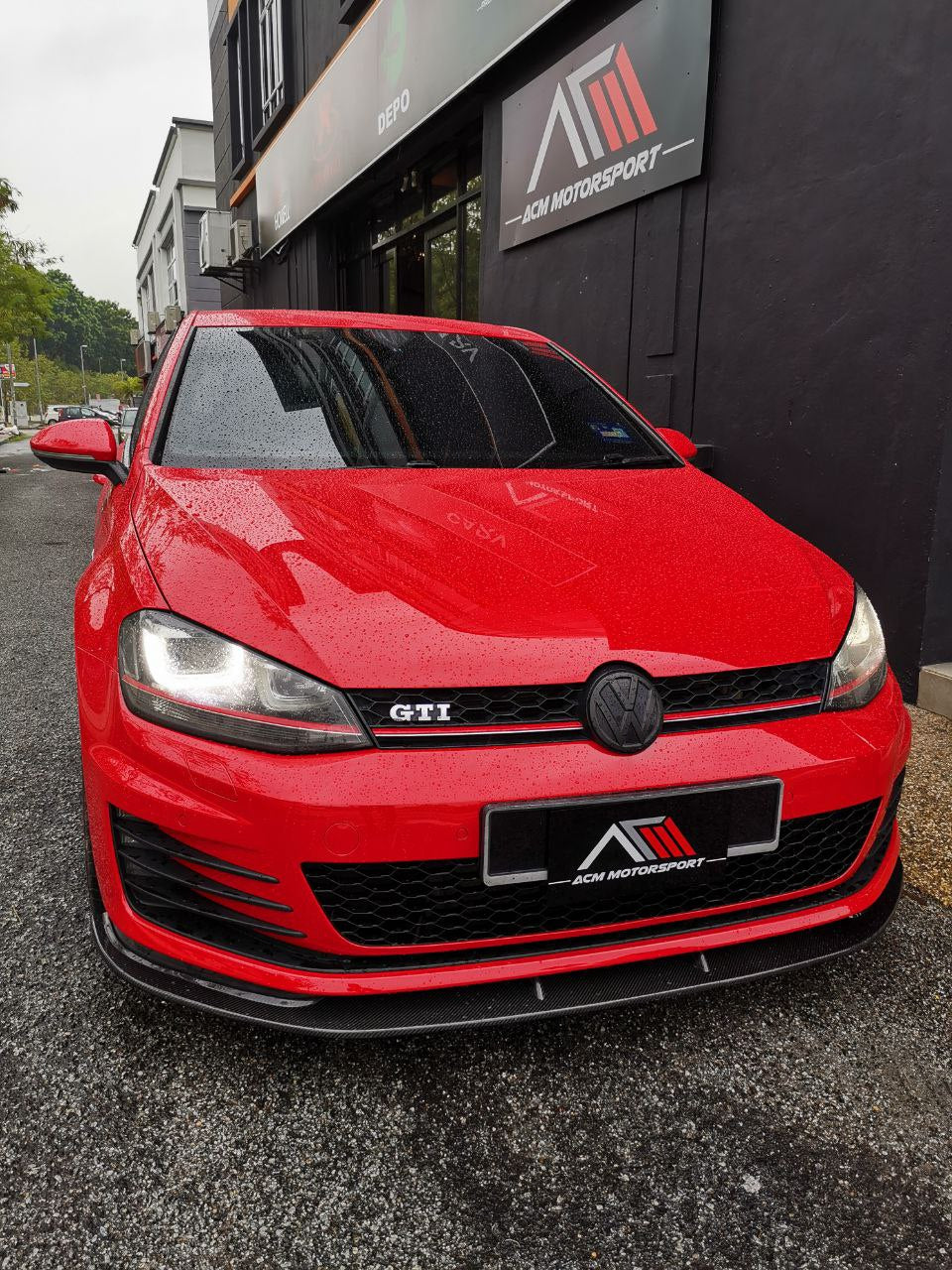volkswagen golf mk7 gti front lip