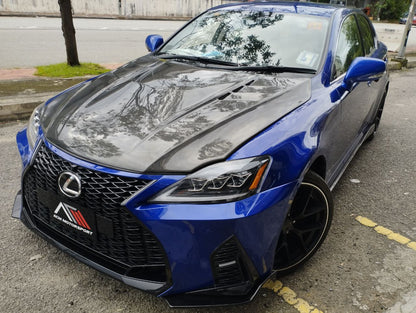 lexus is250 carbon fiber hood