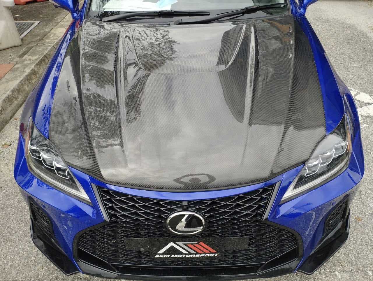 lexus is250 carbon fiber hood