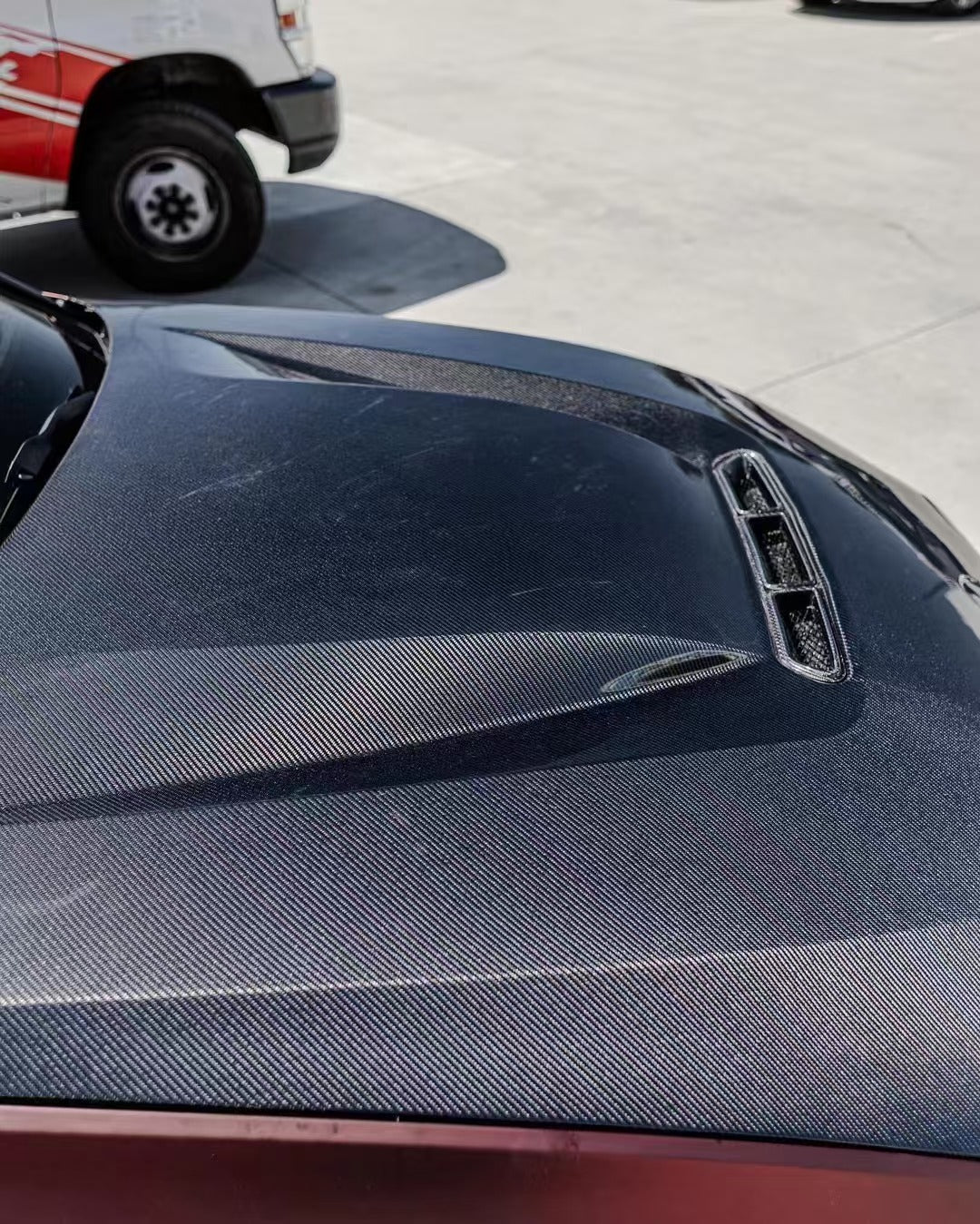Bmw G20 v2 carbon fiber hood