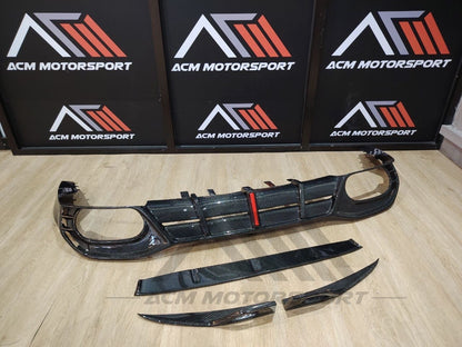 Mercedes benz w177 sedan ae design rear diffuser