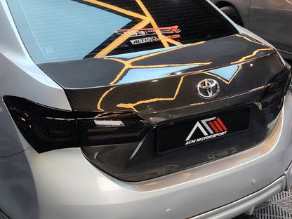 Toyota altis 2014 carbon fiber trunk