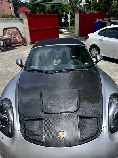 Porsche 718 hood Cs Dry carbon