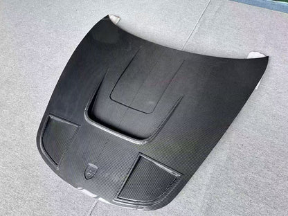 Porsche 718 hood Cs Dry carbon
