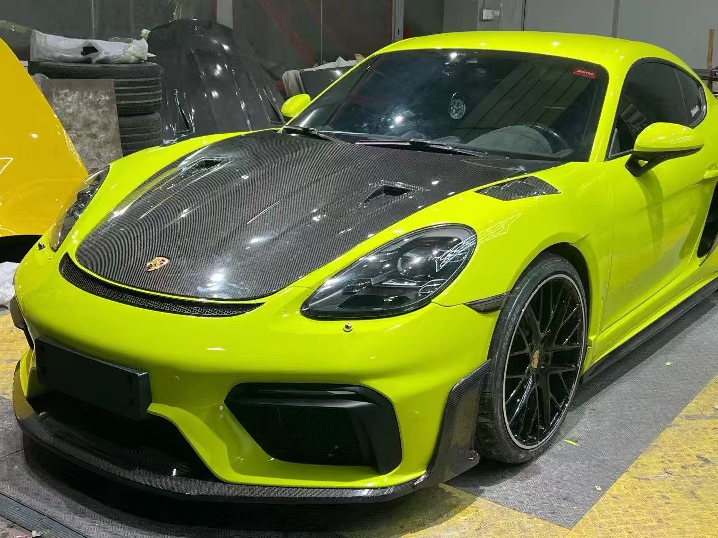 Porsche 718 gt4 carbon hood