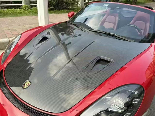 Porsche 718 gt4 carbon hood