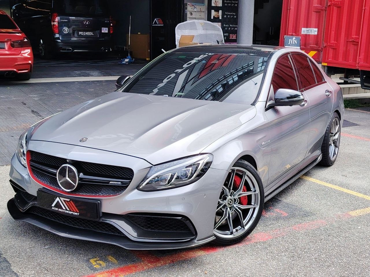 Mercedes benz W205 c63 Psm front lip