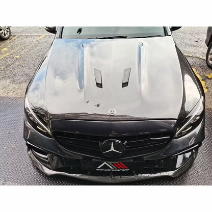 Mercedes benz w205 black edition hood