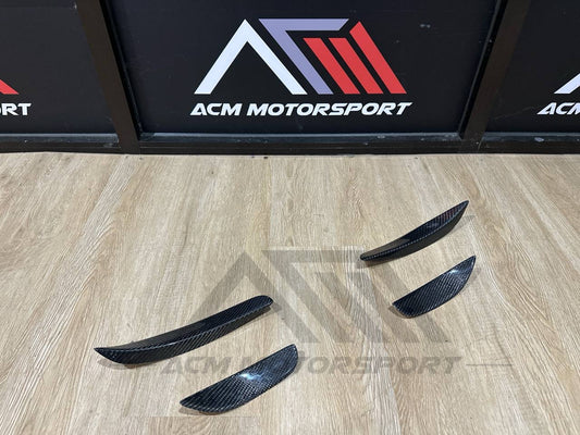 Mercedes benz w205 c63 front bumper canard