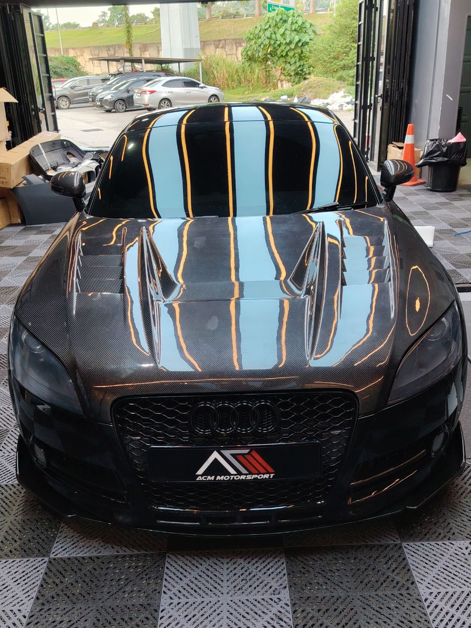 Audi TT mk2 carbon hood AS