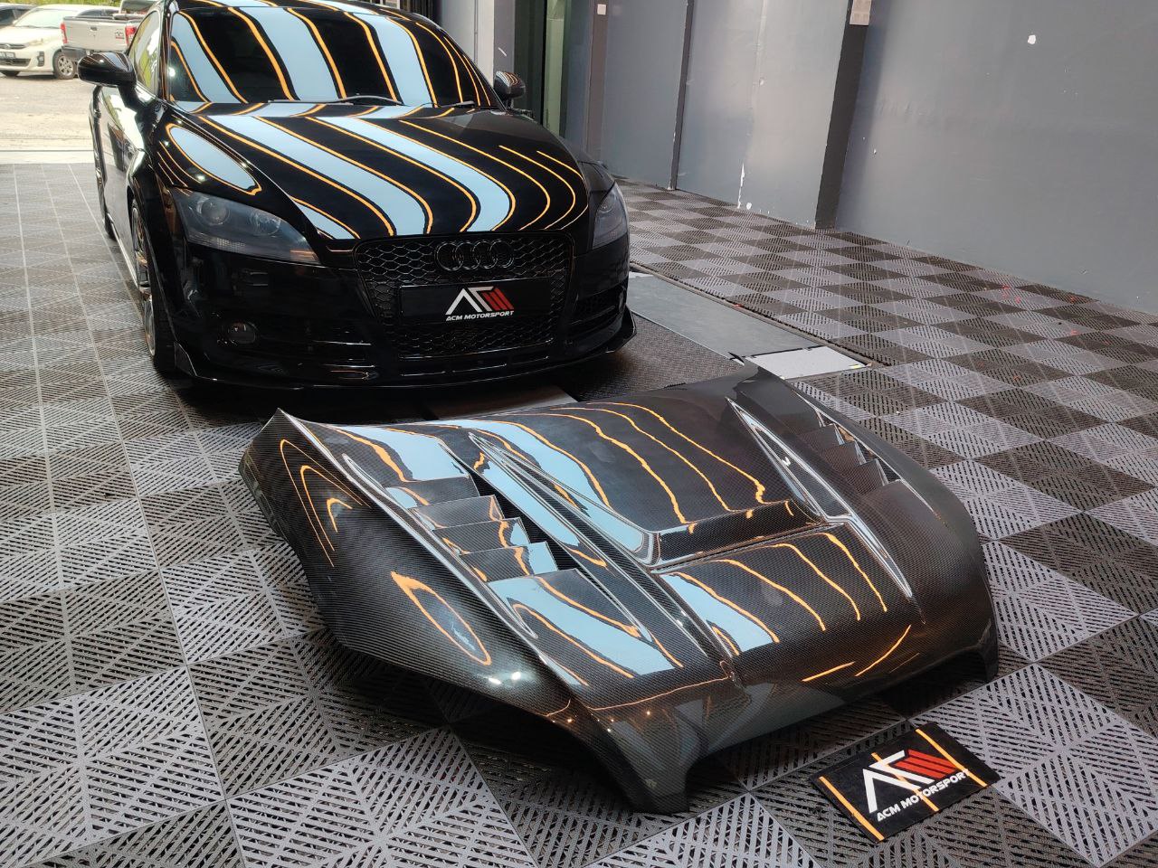 Audi TT mk2 carbon hood AS