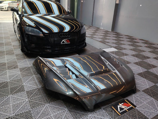 Audi TT mk2 carbon hood AS
