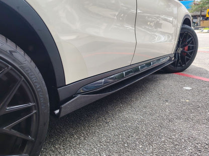 Meecedes benz X156 GLA45 side diffuser