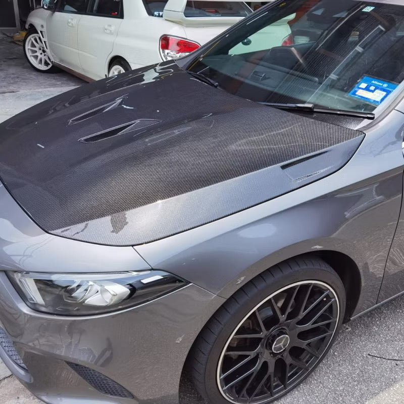 Mercedes benz W177 black edition hood