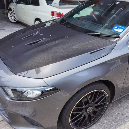 Mercedes benz W177 black edition hood