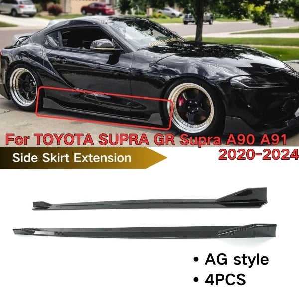 Toyota supra a90 side diffuser