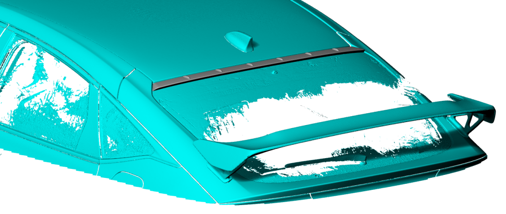 Honda civic FL5 roof spoiler