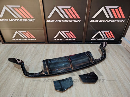 Audi tt mk3 rear diffuser carbon