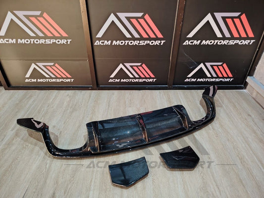 Audi tt mk3 rear diffuser carbon