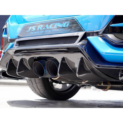 Honda civic FK8 js rear diffuser