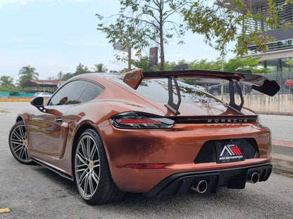 Porsche 718 gt4rs carbon gt wing