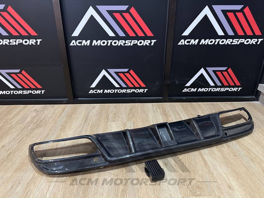Mercedes benz w205 rear diffuser with led
