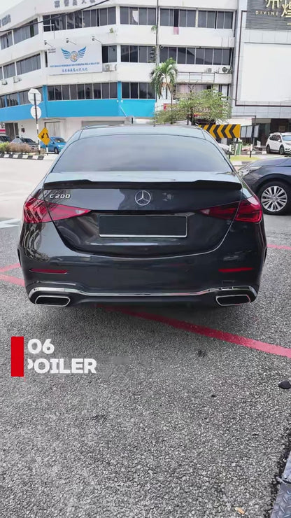 Mercedes benz C-Class w206 fd carbon fiber spoiler